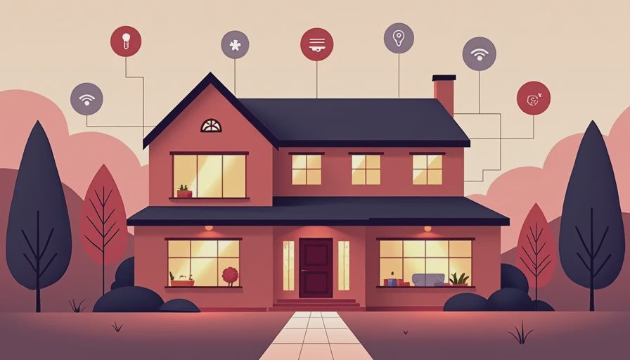 Illustration for domotic home