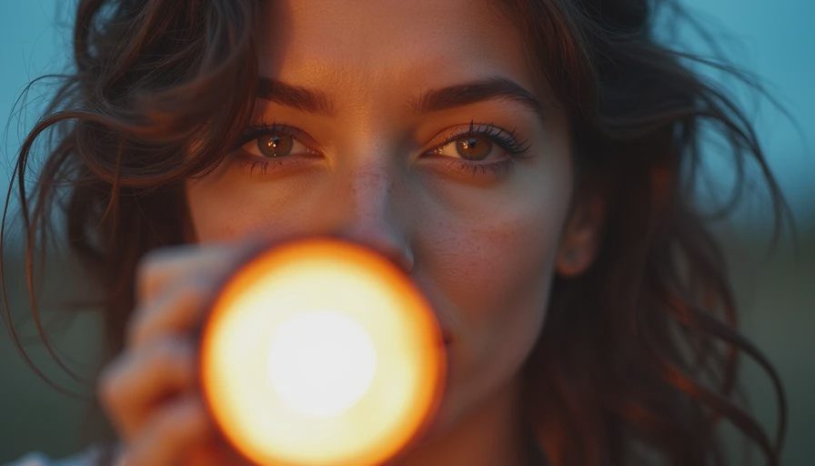 Visual context for brightest flashlight